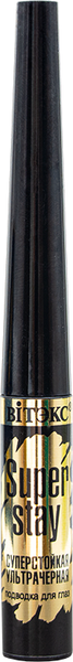 Изображение товара Подводка для глаз жидкая Витэкс Superstay ультрачерная (4г)