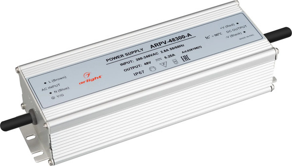 Изображение товара Адаптер для светодиодной ленты Arlight ARPV-48300-A 48V 6.25A 300W / 028198(1)