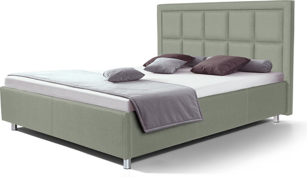 Изображение товара Двуспальная кровать ФорестДекоГрупп Марта 3 160x200 без ПМ (Veluta Lux 14)