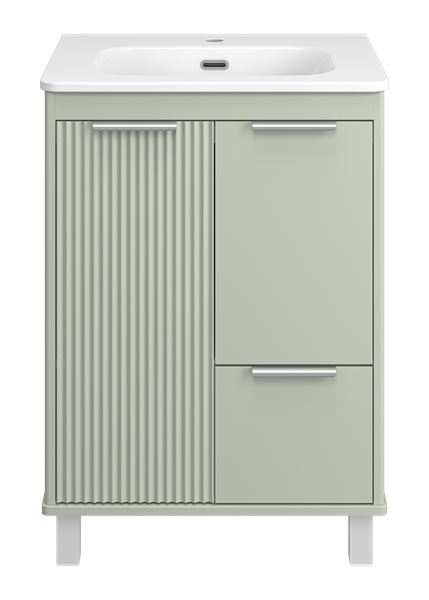 Изображение товара Тумба под умывальник Brevita Risacca Pistachio 60 / RIS-06060-0842Я (фисташковый)