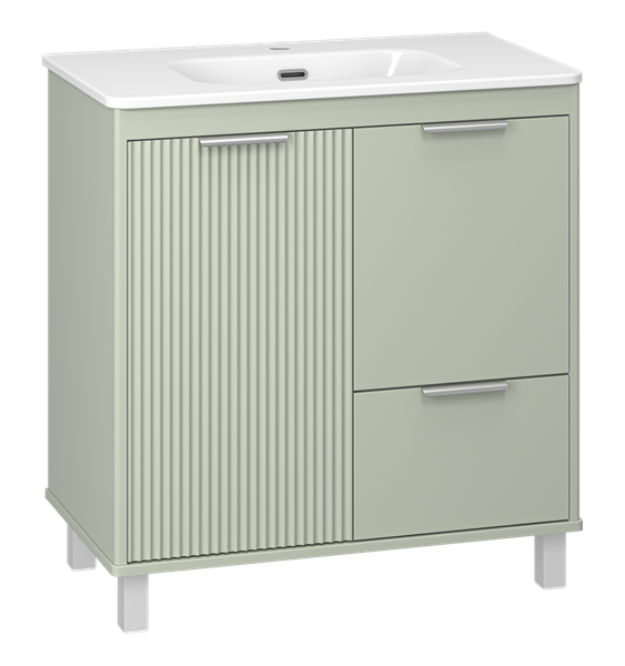 Изображение товара Тумба под умывальник Brevita Risacca Pistachio 80 / RIS-06080-0842Я (фисташковый)
