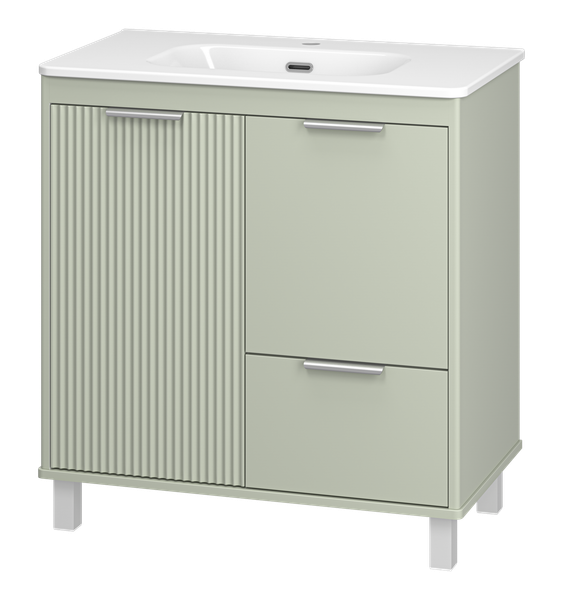 Изображение товара Тумба под умывальник Brevita Risacca Pistachio 80 / RIS-06080-0842Я (фисташковый)