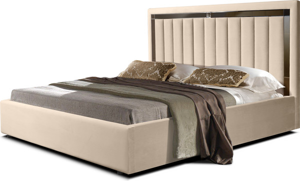 Изображение товара Двуспальная кровать ФорестДекоГрупп Софи 1 180x200 без ПМ (Veluta Lux 18)