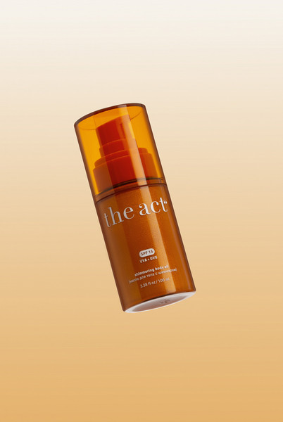 Изображение товара Масло для тела The Act С шиммером SPF15 (100мл)