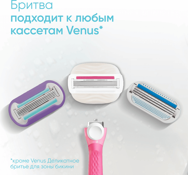 Изображение товара Набор сменных кассет Gillette Venus Comfortglide Sugarberry (2шт)