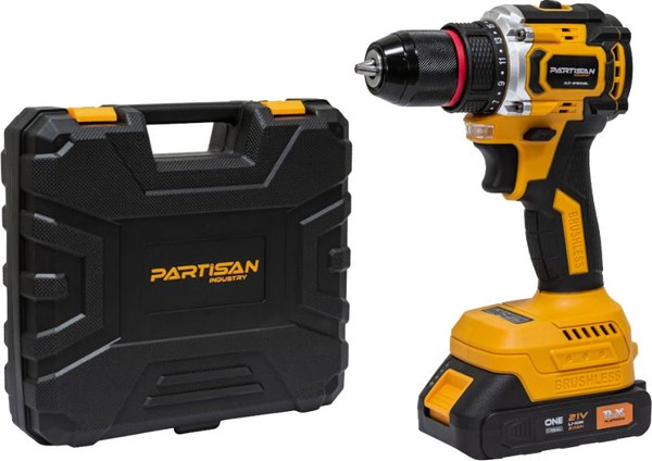 Изображение товара Аккумуляторная дрель-шуруповерт Partisan AD-2150BL / AD-2150BLPSN