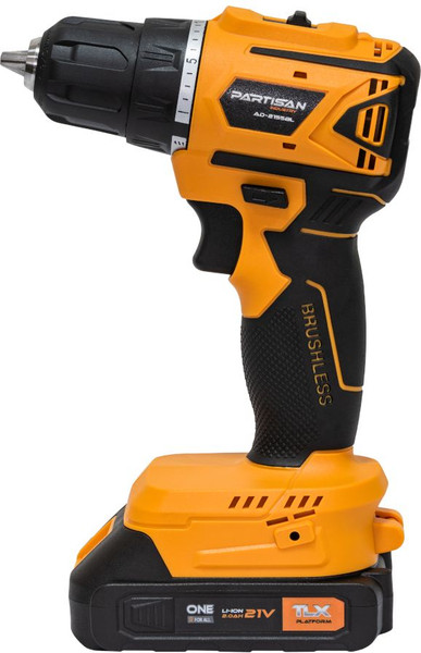 Изображение товара Аккумуляторная дрель-шуруповерт Partisan AD-2155BL / AD-2155BLPSN