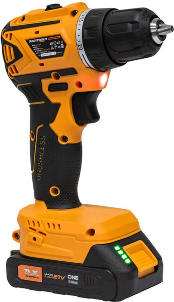 Изображение товара Аккумуляторная дрель-шуруповерт Partisan AD-2155BL / AD-2155BLPSN