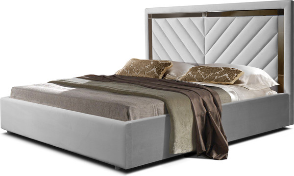 Изображение товара Двуспальная кровать ФорестДекоГрупп Софи 4 180x200 с ПМ (Veluta Lux 51)