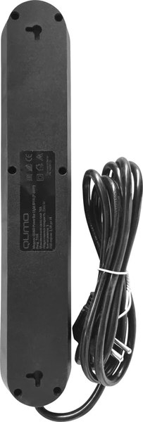 Изображение товара Сетевой фильтр Qumo Power Bar Light SPFS P-0009 / Q51553 (черный)