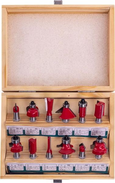 Изображение товара Набор фрез Vira 553394 (12шт)