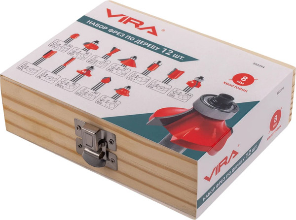 Изображение товара Набор фрез Vira 553394 (12шт)