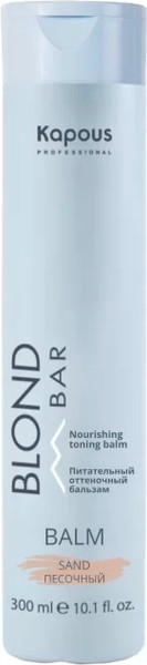 Изображение товара Оттеночный бальзам для волос Kapous Blond Bar Питательный Песочный (300мл)