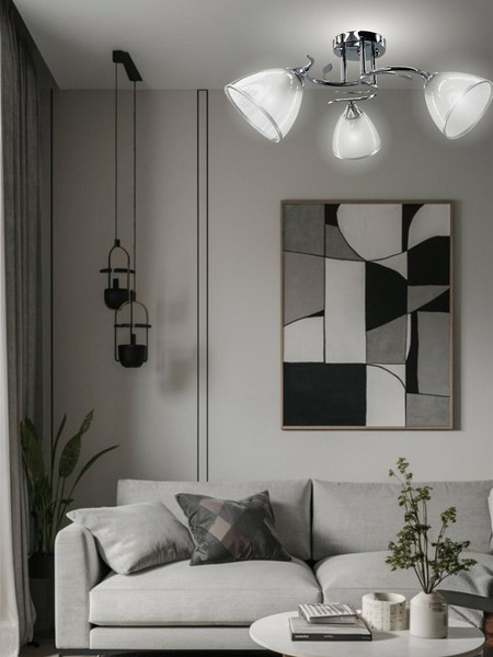 Изображение товара Люстра Aitin-Pro НПБ 02-3x60-101 / 6042/3 (хром)