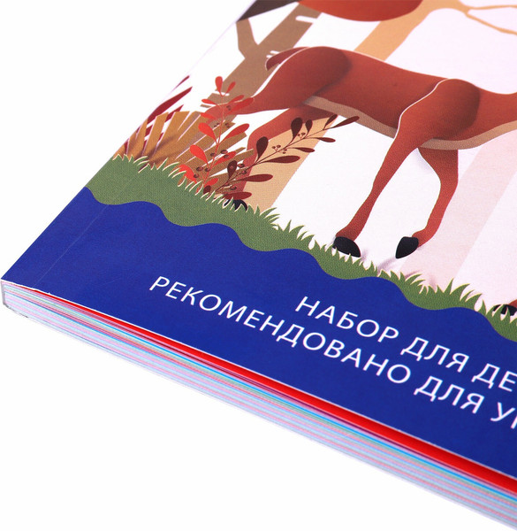 Изображение товара Набор цветной бумаги Brauberg Мелованная / 115172 (64л, 16цв)