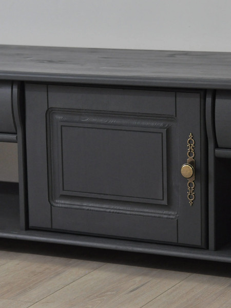 Изображение товара Тумба Dipriz Susanna 1дв + 2 ящ / Д.50215.2 (сосна/серый RAL7016)