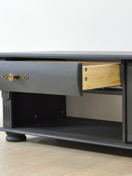 Изображение товара Тумба Dipriz Susanna 1дв + 2 ящ / Д.50215.2 (сосна/серый RAL7016)