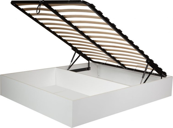 Изображение товара Двуспальная кровать ФорестДекоГрупп Стелла 2 180x200 с ПМ и бельевым ящиком (Veluta Lux 12)