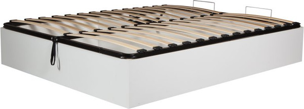 Изображение товара Двуспальная кровать ФорестДекоГрупп Стелла 2 180x200 с ПМ и бельевым ящиком (Veluta Lux 12)