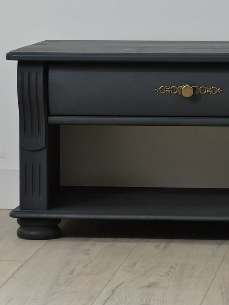 Изображение товара Тумба Dipriz Susanna 2 ящ / Д.50216.2 (сосна/серый RAL7016)