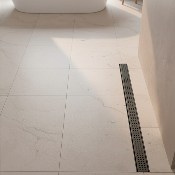 Изображение товара Трап для душа Lauter 2120165-KGM 600x70 (оружейная сталь)