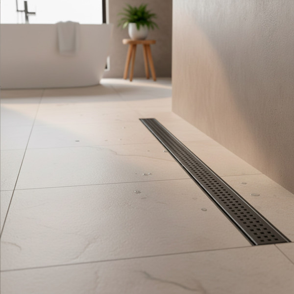 Изображение товара Трап для душа Lauter 2120165-KGM 600x70 (оружейная сталь)