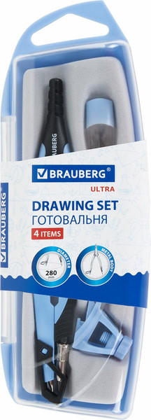 Изображение товара Готовальня Brauberg Ultra / 210822 (аквамариновый)