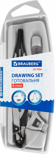 Изображение товара Готовальня Brauberg Ultra / 210821 (графитовый)