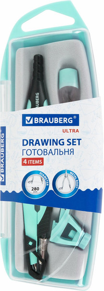 Изображение товара Готовальня Brauberg Ultra / 210824 (мятный)