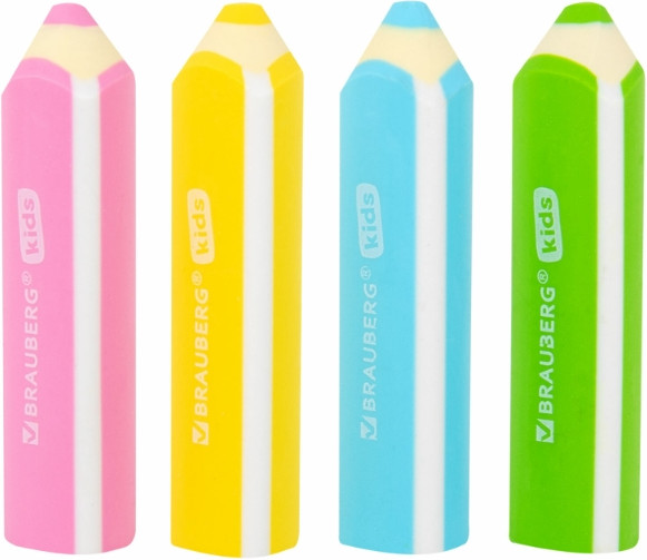 Изображение товара Набор ластиков Brauberg Kids / 271996 (4шт)