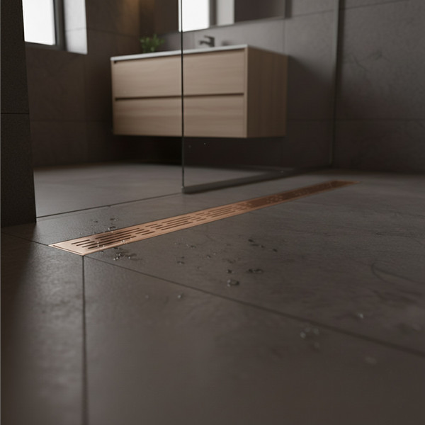 Изображение товара Трап для душа Lauter 2120164-LRG 600x70 (розовое золото)