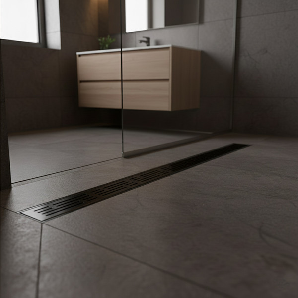 Изображение товара Трап для душа Lauter 2120172-LMB 700x70 (черный матовый)