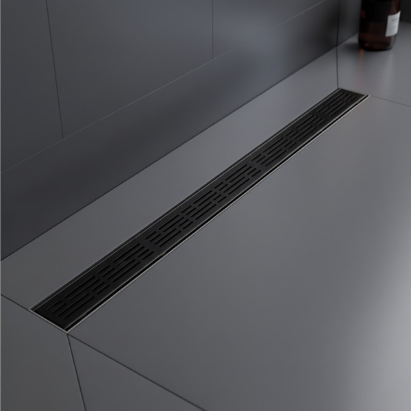 Изображение товара Трап для душа Lauter 2120182-LMB 800x70 (черный матовый)