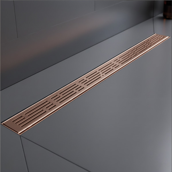 Изображение товара Трап для душа Lauter 2120184-LRG 800x70 (розовое золото)