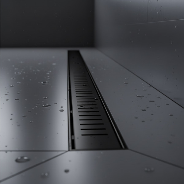 Изображение товара Трап для душа Lauter 2120172-C1MB 700x70 (черный матовый)