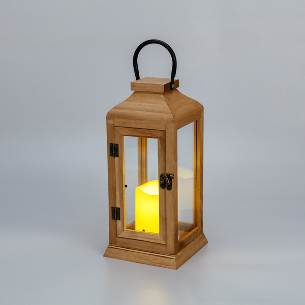 Изображение товара Световая фигурка Neon-Night Фонарь со свечкой 513-074 (коричневый)