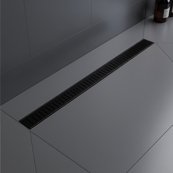 Изображение товара Трап для душа Lauter 2120192-C1B 900x70 (черный матовый)