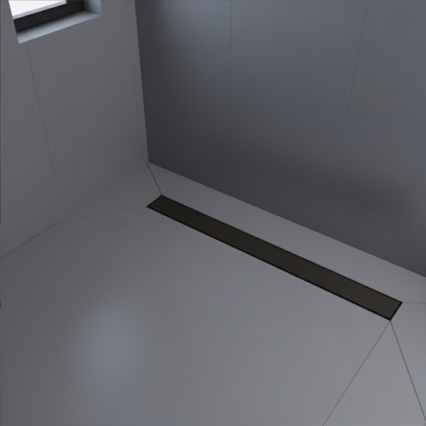 Изображение товара Трап для душа Lauter 2120195-QGM 900x70 (оружейная сталь)