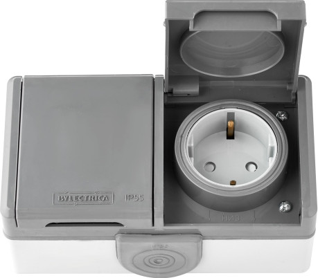 Изображение товара Розетка Bylectrica РА16-0156(03) (белый)