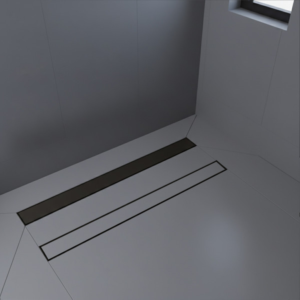 Изображение товара Трап для душа Lauter 2120115-QGGM 1000x70 (оружейная сталь)