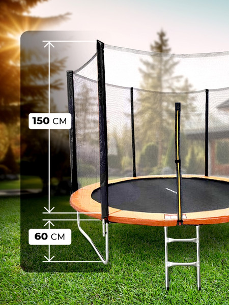 Изображение товара Батут GetActive J8L-O (с внешней сеткой, оранжевый)