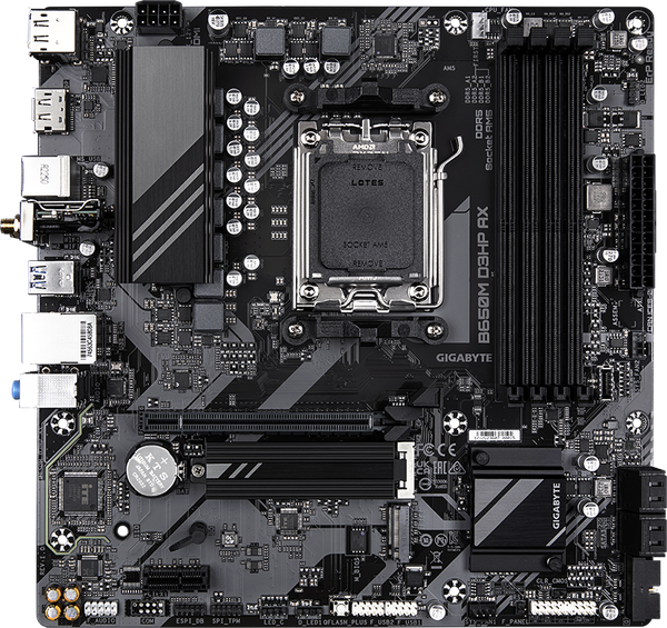 Изображение товара Материнская плата Gigabyte B650M D3HP AX rev.1.2