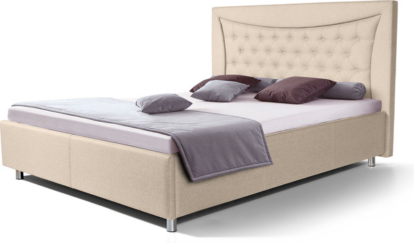 Изображение товара Двуспальная кровать ФорестДекоГрупп Марта 1 180x200 без ПМ (Veluta Lux 1)