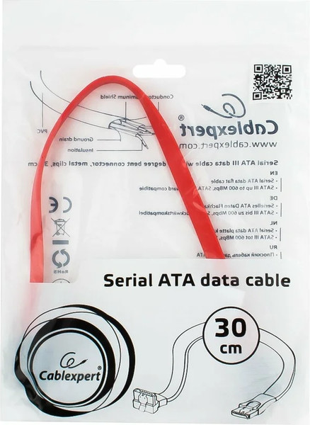 Изображение товара Кабель Gembird CC-SATAM-DATA90-0.3M