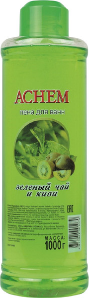 Изображение товара Пена для ванны Achem Зеленый чай и киви (1л)