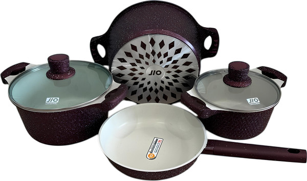 Изображение товара Набор кастрюль JIO J0507 Purple
