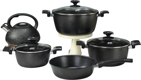 Изображение товара Набор кухонной посуды JIO JIO-008 (черный)