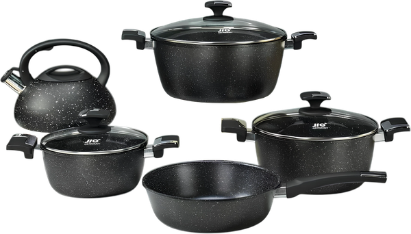 Изображение товара Набор кухонной посуды JIO JIO-008 (черный)