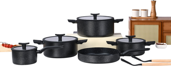 Изображение товара Набор кухонной посуды FeisiLang FL-011 (черный)