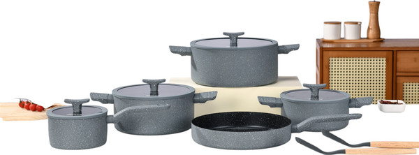 Изображение товара Набор кухонной посуды FeisiLang FL-011 (серый)